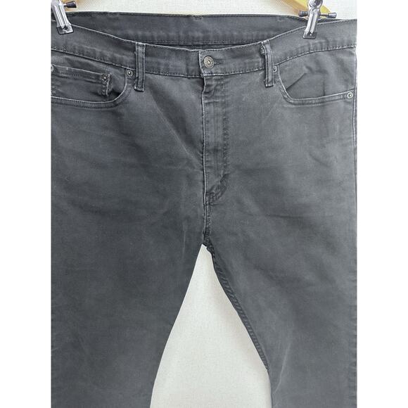 Levi's 513 Slim Straight Mens Black Jeans Size 38x30 ( Actual Size 38x25) - Picture 3 of 11